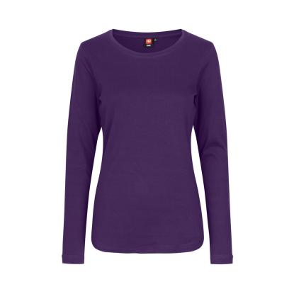 ID 0509 Interlock T-shirt med lange ærmer, dame, lilla