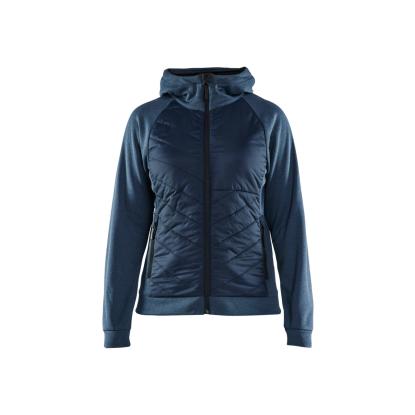Blåkläder 3464 dame hybrid sweatshirt, støvet blå/mørk marineblå