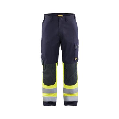 Blåkläder 1491 multinorm buks inherent  apc 2, marineblå/hi-vis gul