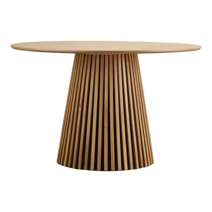 Osaka spisebord, egefiner, Ø120 cm