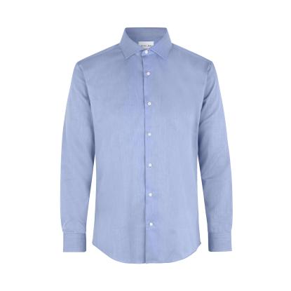 Seven Seas SS8 Fine Twill skjorte, modern, lys blå