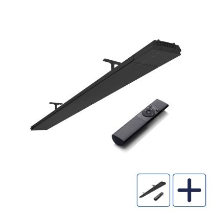 HEATSTRIP Design el terrassevarmer med fjernbetjening og appstyring, sort