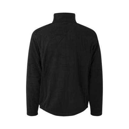 ID 0803 cardigan, mikrofleece, sort
