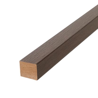 FibroTech akustik afslutningsliste til UNIKA, 25 x 3000, smoked oak - 2 stk.