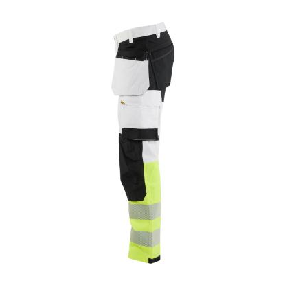 Blåkläder 1775 high vis buks, hvid/high vis gul