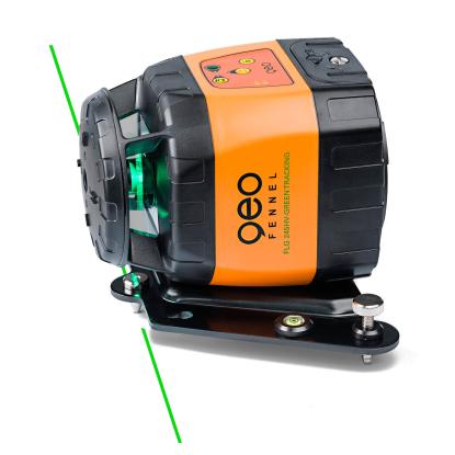 geo-FENNEL FLG 245HV-GREEN rotationslaser med FR 77-MM Tracking modtager