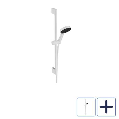 hansgrohe Pulsify Select S Relaxation brusesæt , Ø105 mm, 3-jet, mat hvid