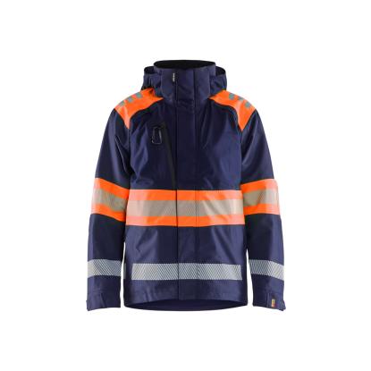 Blåkläder 4420 high vis skaljakke, marineblå/hi-vis orange
