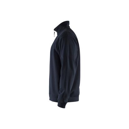 Blåkläder 3587 sweatshirt half zip, mørk marineblå