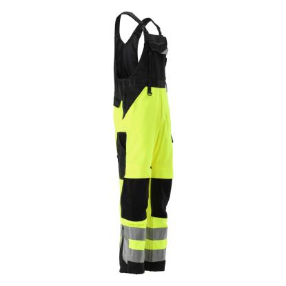 MASCOT SAFE SUPREME Newcastle overall med knælommer, hi-vis gul/sort