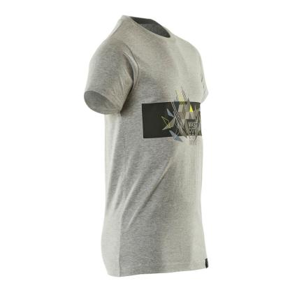 MASCOT ACCELERATE SAFE T-shirt, grå-meleret/hi-vis gul