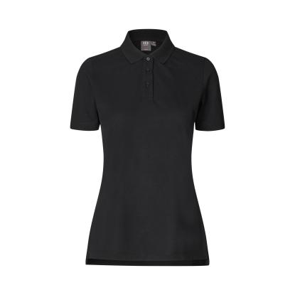 ID Ease 0557 poloshirt, lyocell, dame, sort