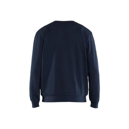 Blåkläder 3534 sweatshirt, mørk marineblå/hi-vis gul