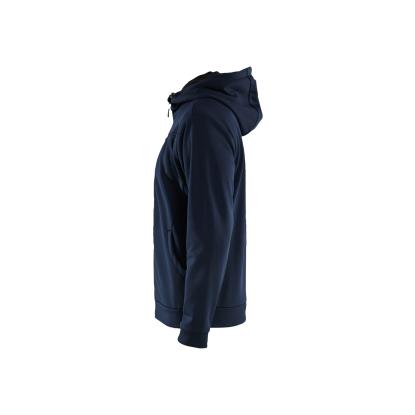 Blåkläder 3363 hættetrøje full zip, mørk marineblå/sort