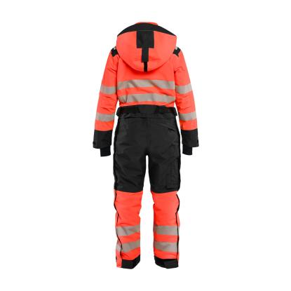 Blåkläder 6726 dame high vis vinterkedeldragt, hi-vis rød/sort