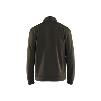 Blåkläder 3362 sweatshirt full zip, olivengrøn/sort
