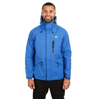 Trespass CORVO JACKET vindtæt regnjakke, herre, blå