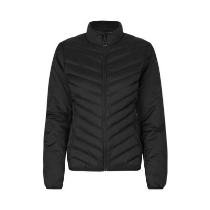 ID 0897 padded jakke med stretch, dame, sort