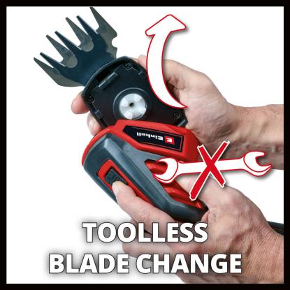 Einhell GC-CG 3,6/70 Li WT akku kantklipper/hækketrimmer med ladekabel