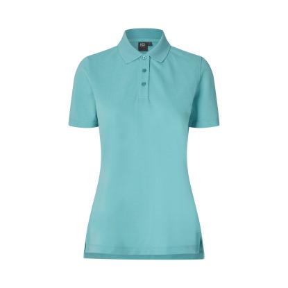 ID Ease 0557 poloshirt, lyocell, dame, støvet aqua