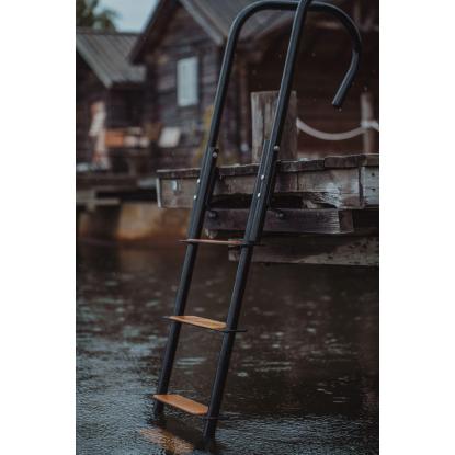 Varax badebrostige, foldbar, sort - 4 trin