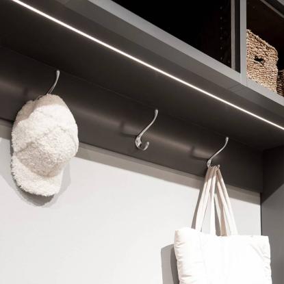 Beslag Design Lagan knage, poleret krom