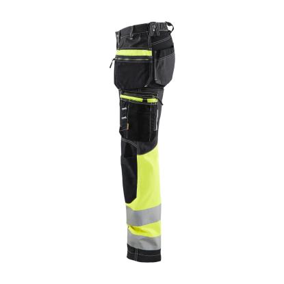 Blåkläder 7196 dame high vis buks med stretch, sort/hi-vis gul