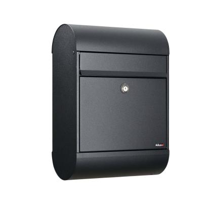 Allux 6000 postkasse med cylinderlås, sort