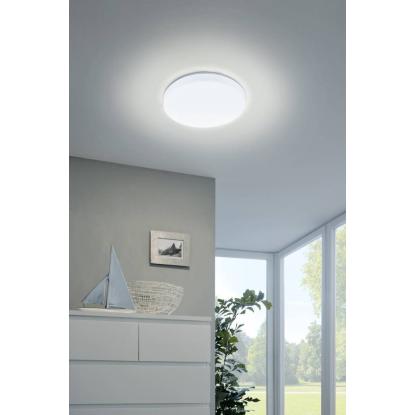 EGLO FRANIA LED væg/loftlampe, Ø28 cm, hvid