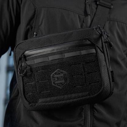 M-TAC Elite Hex EDC skuldertaske, sort