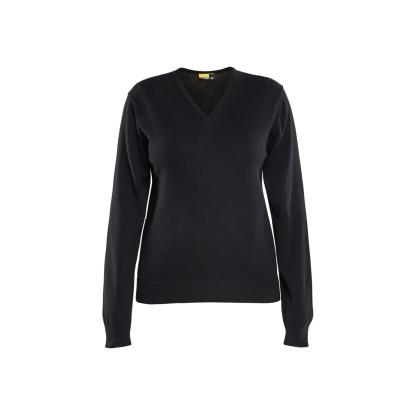 Blåkläder 3591 dame strikket pullover, sort
