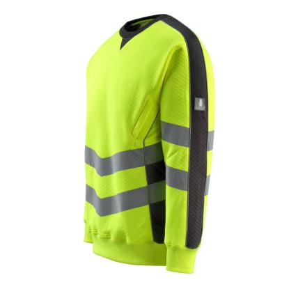 MASCOT SAFE SUPREME Wigton sweatshirt, hi-vis gul/sort