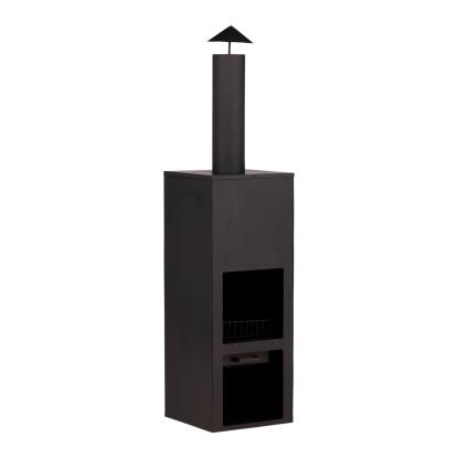 Venture Design Alo ildsted, sort, 199 x 45 x 45 cm