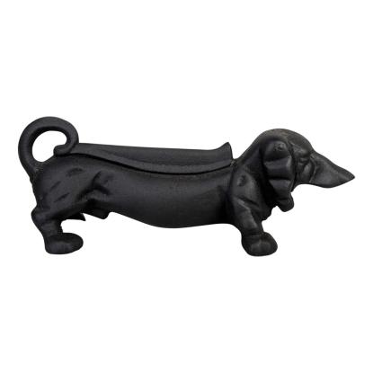 Esschert Design gravhund skobørste, støbejern, sort, 32,2 cm