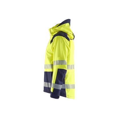 Blåkläder 4435 high vis skaljakke, hi-vis gul/marineblå