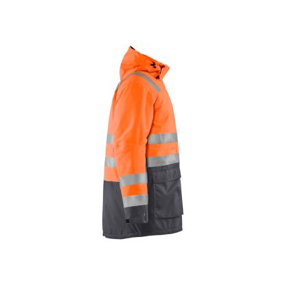Blåkläder 4495 high vis vinterparkajakke, hi-vis orange/mellemgrå