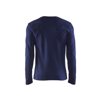 Blåkläder 3314 t-shirt lang ærme, marineblå