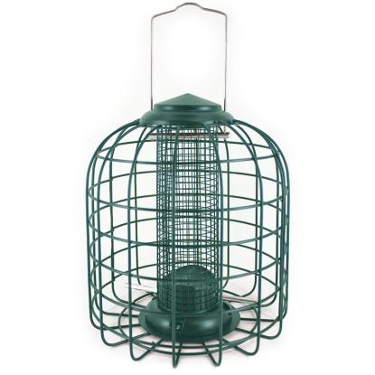 Care Bird fuglefoder automat til nødder, egernsikker, grøn, Ø23 x 23 cm