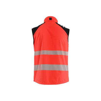 Blåkläder 3091 high vis softshell-vest, hi-vis rød/sort