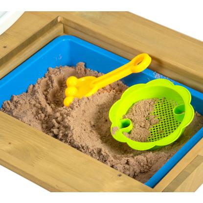 TP Toys picnicbænk med vask og vandhane, træ, 71 x 94 x 89 cm