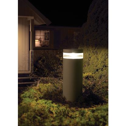 Norlys Stavanger LED pullert, mellem, IP65, aluminium