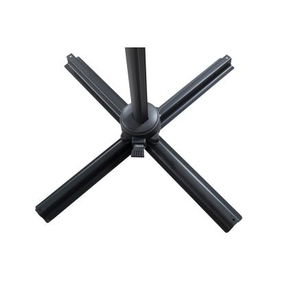 Venture Design Leeds justerbar parasol, sort, Ø294 cm