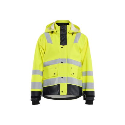 Blåkläder 4327 high vis regnjakke level 3, hi-vis gul/sort