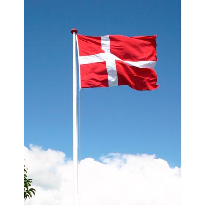 Flagstang i glasfiber uden støtte