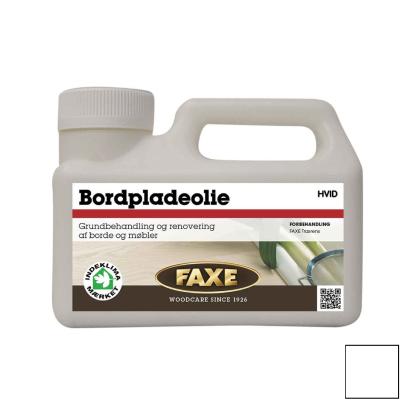 FAXE Bordpladeolie, hvid - 0,5 liter