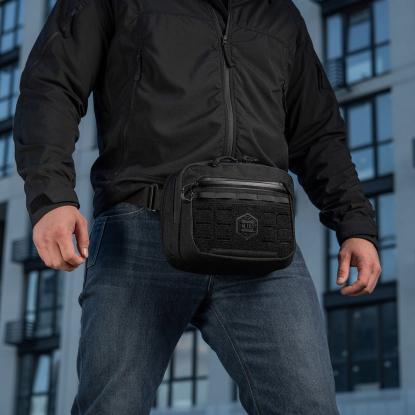 M-TAC Elite Hex EDC skuldertaske, sort