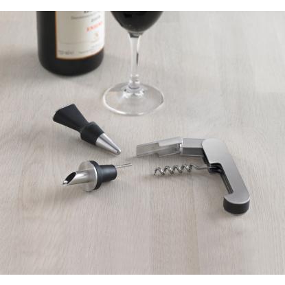 Steel-Function vinsæt med 3 dele, stål/PP