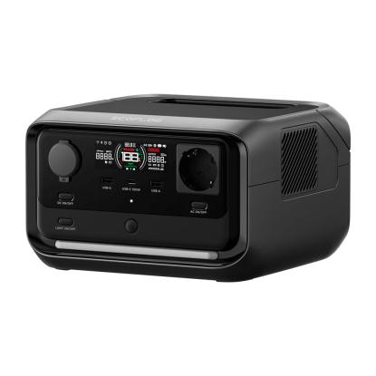 EcoFlow River 3 Plus powerstation, transportabel, 600 W