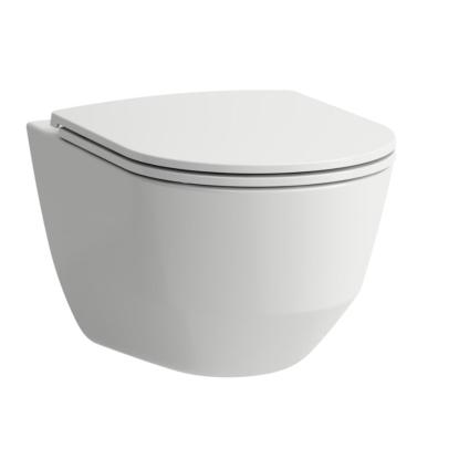 LAUFEN Pro sampak med rimless toilet og sæde med soft close og quick release, EasyFit 2.0, hvid, 53 cm dyb