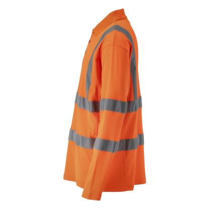 MASCOT SAFE CLASSIC poloshirt, langærmet, hi-vis orange
